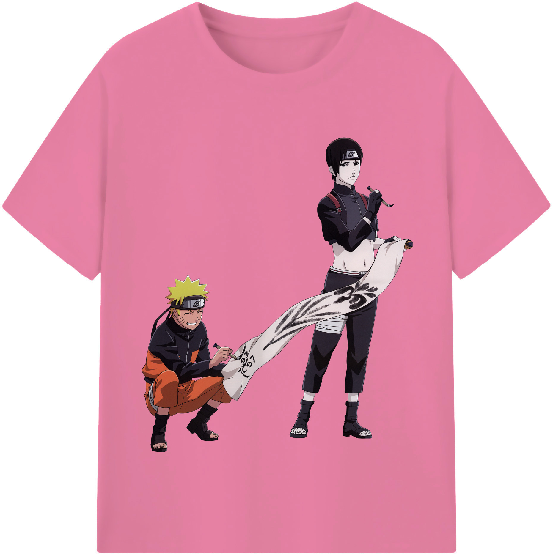 （画像用） NARUTO -ナルト- うずまき ナルト Uzumaki Naruto 綿100％半袖Tシャツ（フロントプリント）